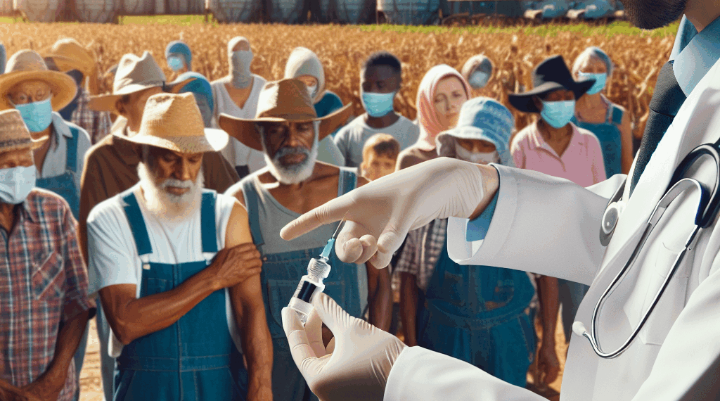Maru Campos integra a productores agrícolas a campaña de vacunación contra el sarampión