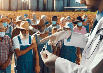 Maru Campos integra a productores agrícolas a campaña de vacunación contra el sarampión