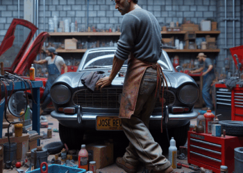 #Denúnciamesta Acusan a mecánico en José Revueltas por invadir la calle y causar accidentes con aceite - Changoonga.com