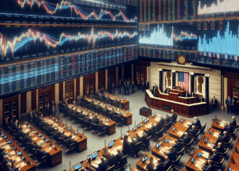 Wall Street opera mixto tras declaraciones de Powell; mercado sigue votación en el Senado