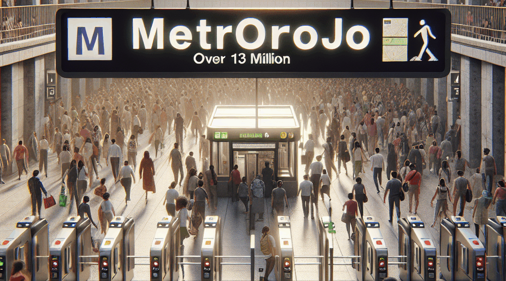 El MetroRojo alcanza más de 13 millones de pasajeros. – Dimension Turistica Magazine