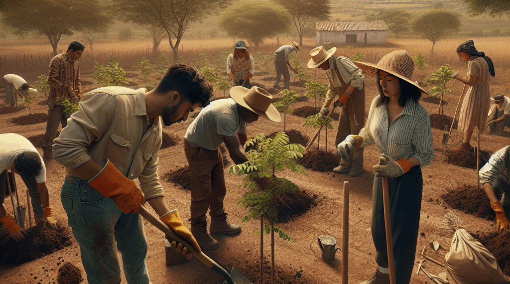 #Michoacán Chavos Reforestan Queréndaro Con Más De 10 Mil Árboles - Changoonga.com