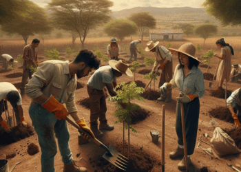 #Michoacán Chavos Reforestan Queréndaro Con Más De 10 Mil Árboles - Changoonga.com