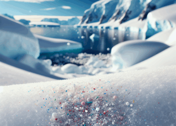 Hallan microplásticos en la nieve fresca de la Antártida