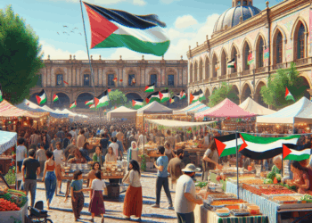 #Morelia Este Domingo Realizaron Festival- Kermés Vegana Pro Palestina - Changoonga.com