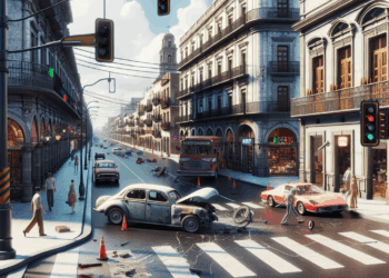 #Morelia Auto Atropella A Peatón En La Av. Madero Poniente - Changoonga.com