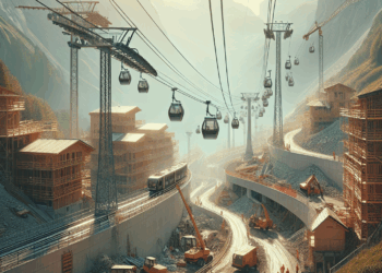 #Morella Bedolla Presenta Avances En El Teleférico Que Va Al 20% De Su Construcción