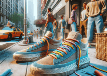 Descubrí los nuevos tenis de ante con cordones de colores que no dejaré de llevar este verano