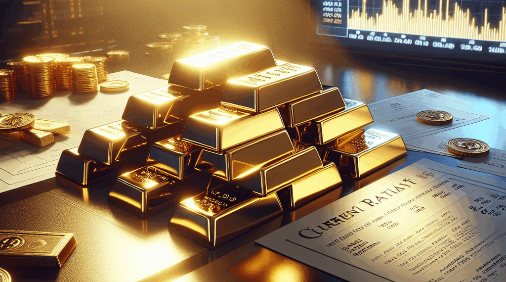 Oro sube más de 1% mientras Trump impone nuevos aranceles