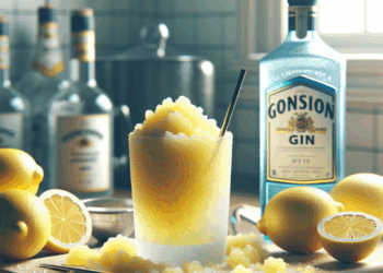 Cómo hacer un granizado de limón con ginebra