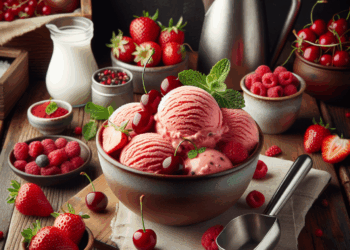 Cómo hacer helado casero de frutos rojos (sin azúcar)