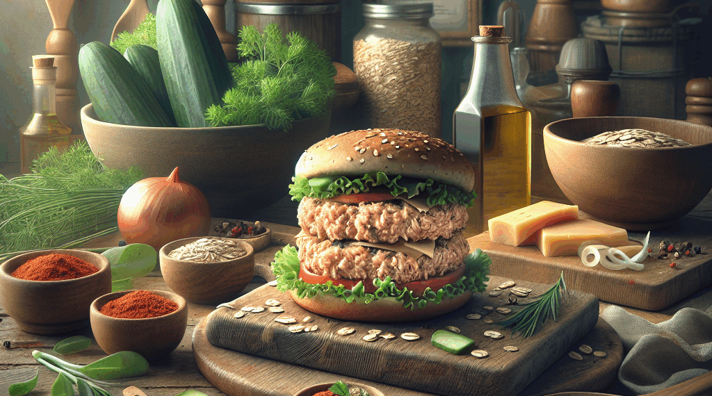 Cómo hacer hamburguesas con 1 lata de atún y avena para el fin de quincena