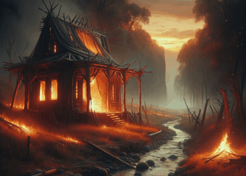 Choza De Madera Utilizada Como Refugio Por Un Indigente Se Incendia, En Morelia - Changoonga.com