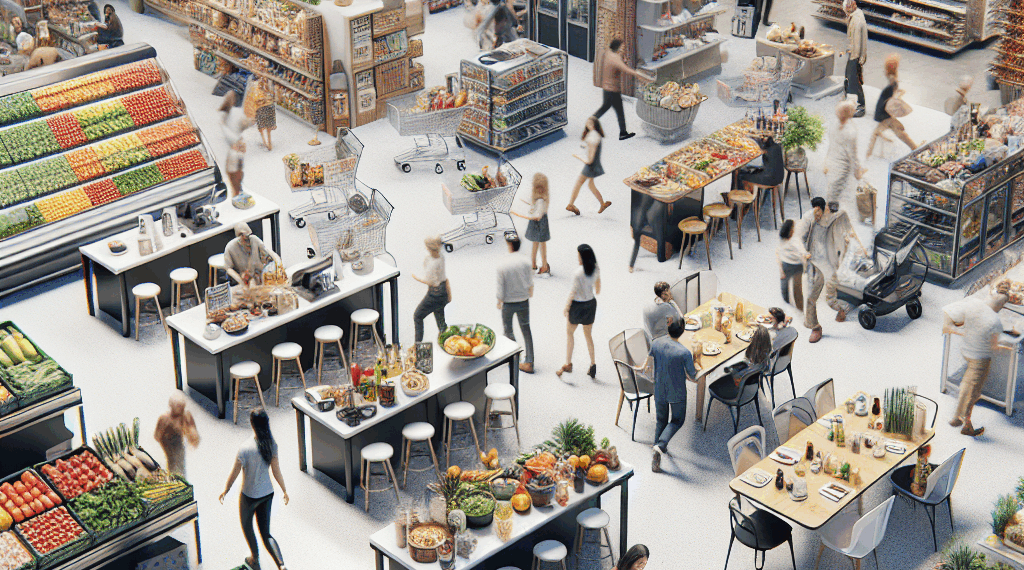 supermercado le hará la competencia con tienda y restaurante