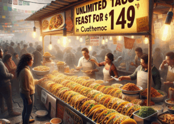 En este local de la Cuauhtémoc puedes comer todos los tacos que quieras por 149 pesos