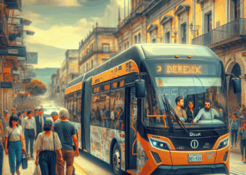 Autobús Eléctrico Taruk Estará Circulando Dos Semanas Por El Libramiento De Morelia, Subirte Es GRATIS