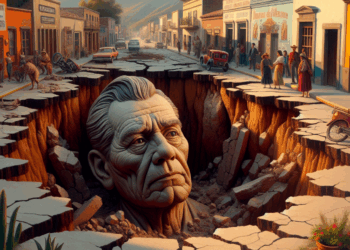 Megasocavón de 5 metros preocupa a vecinos en Valle de Chalco; temen que se extienda hasta sus casas