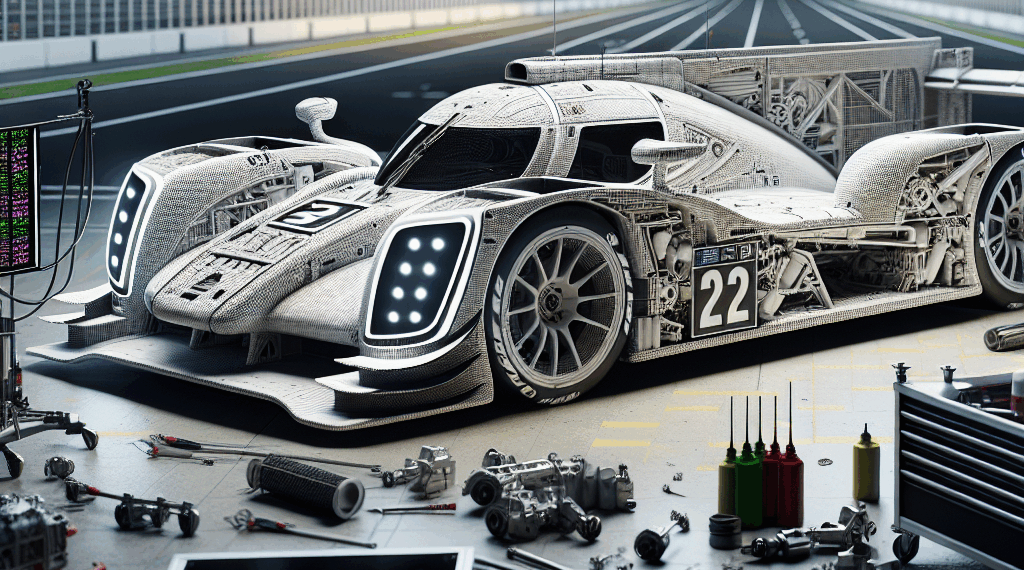 Un cotxe de competició creat amb una impressora 3D