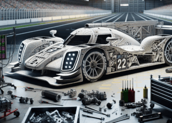 Un cotxe de competició creat amb una impressora 3D