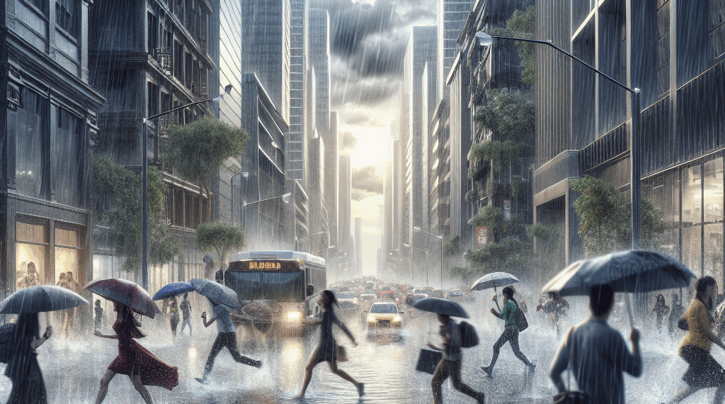 Llueve en una hora lo que en semana y media en CDMX
