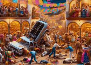 #Uruapan Graves 2 Chavos Al Caer Del Palo Encebado En Fiesta Patronal - Changoonga.com