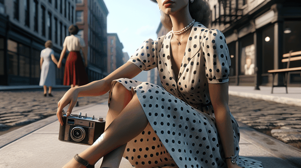 Cómo llevar vestido de lunares con zapatos de abuela a los 20 en verano 2025