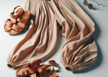 Los pantalones tipo globo vuelven y se combinan con sandalias planas este verano 2025. – Dimension Turistica Magazine