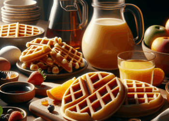 La receta más sencilla para hacer waffles sin máquina, ideal para preparar un desayuno fácil y esponjoso