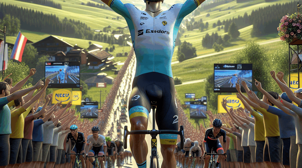 ¡Hat Trick de Isaac del Toro! Ya es líder de Tour de Austria