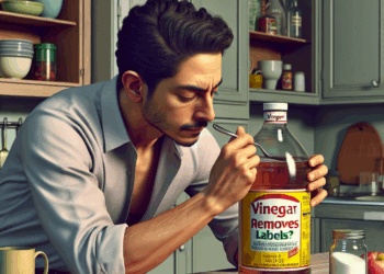 A qué edad te enteraste que para quitar las etiquetas de los frascos tan solo necesitas vinagre y 10 minutos