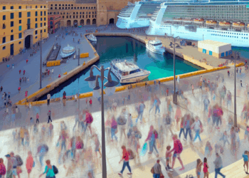 España recibe 7,5 millones de turistas de crucero hasta julio, un incremento del 16,5%, con la llegada de 2.796 embarcaciones (+22%)