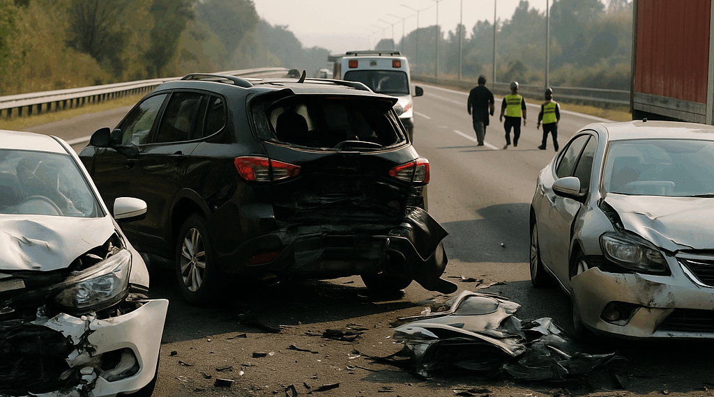 Se registra carambola en libramiento Bicentenario de Toluca
