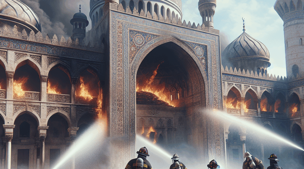 Controlan incendio en la Mezquita-Catedral de Córdoba, España