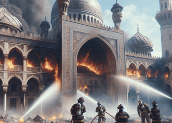 Controlan incendio en la Mezquita-Catedral de Córdoba, España