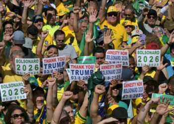 Simpatizantes de Jair Bolsonaro se manifiestan en Brasil tras sanciones de EU