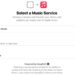 Apple Music&apos;s transfer song options with different music platforms shown.