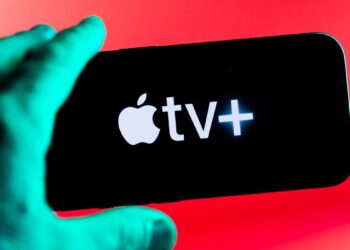 Apple TV+ on an iPhone