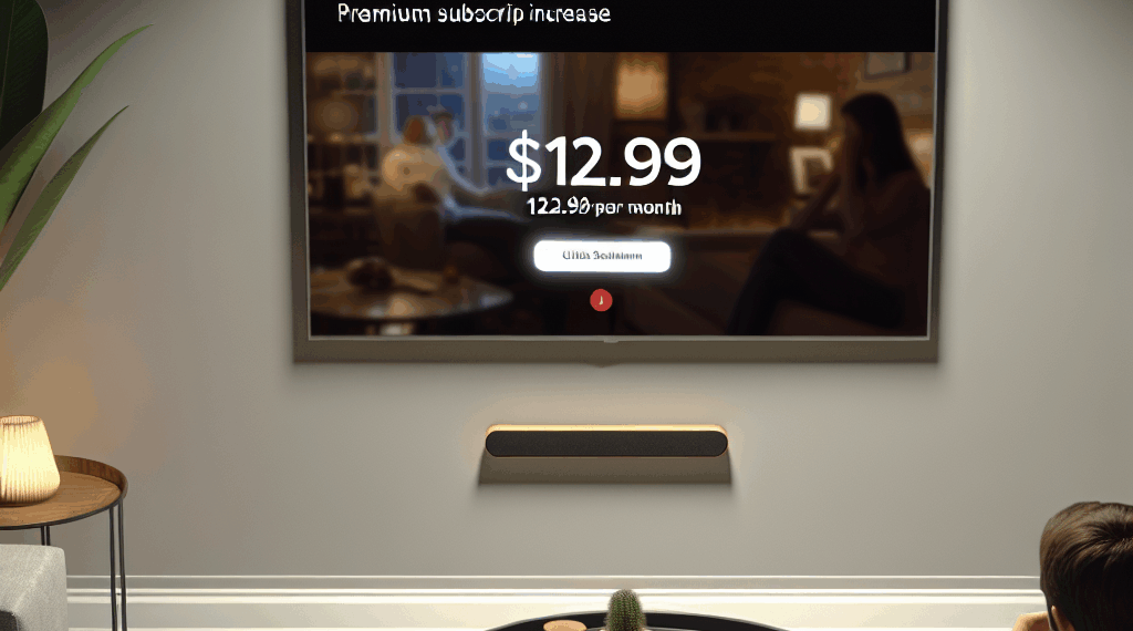 In this photo illustration an Apple TV+ logo is seen on a smartphone screen with an Apple logo in the background.