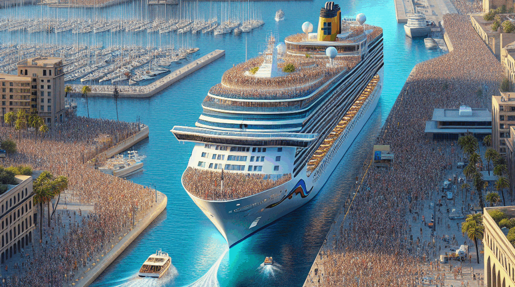 Así navega el Costa Pacifica, atracando en Palma con miles de turistas a bordo. – Dimension Turistica Magazine