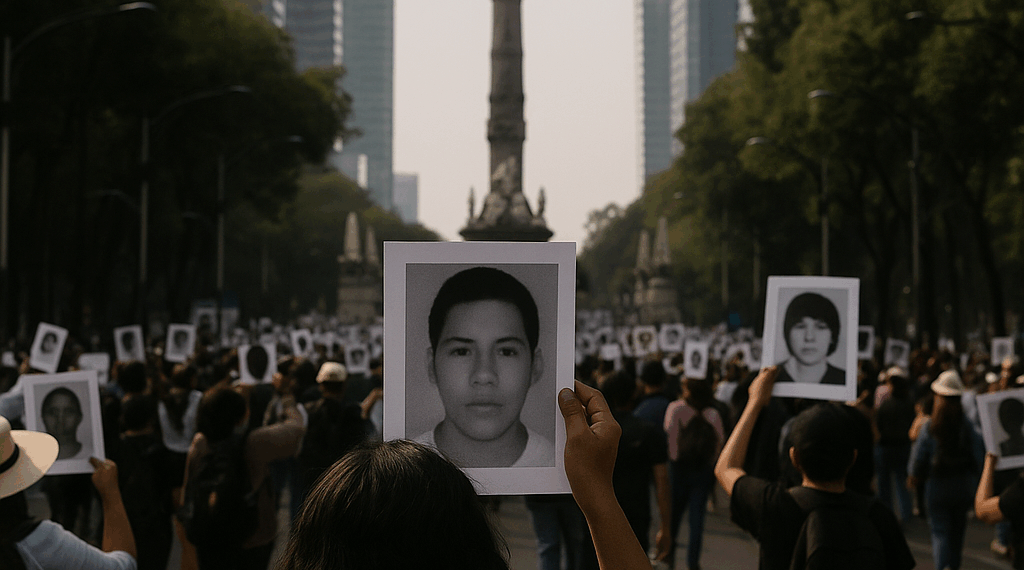 Así fue la marcha por los desaparecidos en CDMX