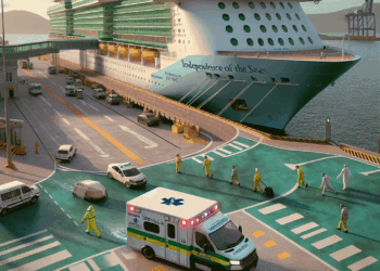 Rescate urgente de un turista en el crucero ‘Independence of the Seas’ hacia el Hospital Álvaro Cunqueiro de Vigo