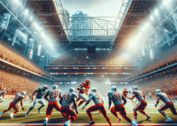 lucha de gigantes en cancha de Cincinnati