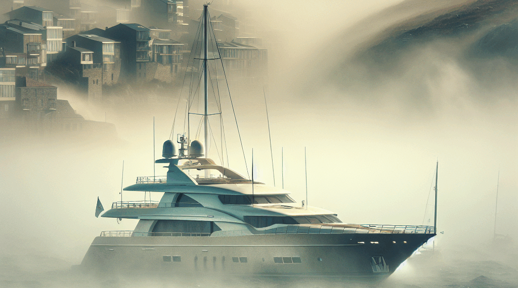 La bruma marina y el barco de lujo Sky Princess, protagonistas en la ría de Vigo hoy. – Dimension Turistica Magazine