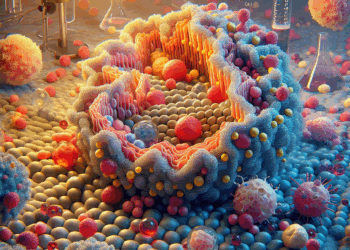 El colesterol actúa como modulador clave en una ley física universal que determina cuándo una membrana celular se ablanda o se endurece, como si fuera una puerta que regula qué compuestos pueden pasar