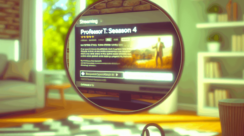 How to Watch 'Professor T': Stream Season 4 Anywhere for Free