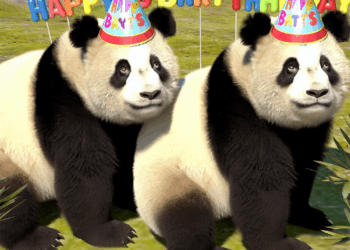 Vídeo. NO COMMENT: Las pandas gemelas Leni y Lotti celbran su cumpleaños