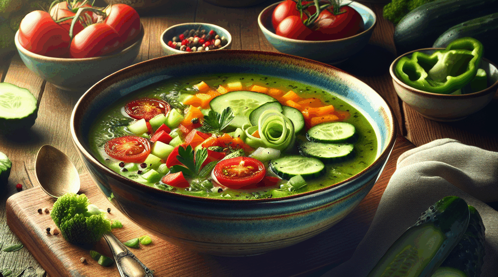 Receta de Sopa fría de verduras