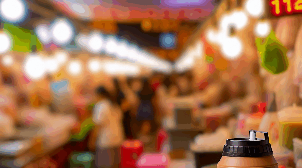 Así es la cubeta de bubble tea de 1 litro que encontrarás en el Bazar Marchanta este 30 y 31 de agosto