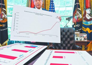 Donald Trump presenta estadísticas económicas alternativas