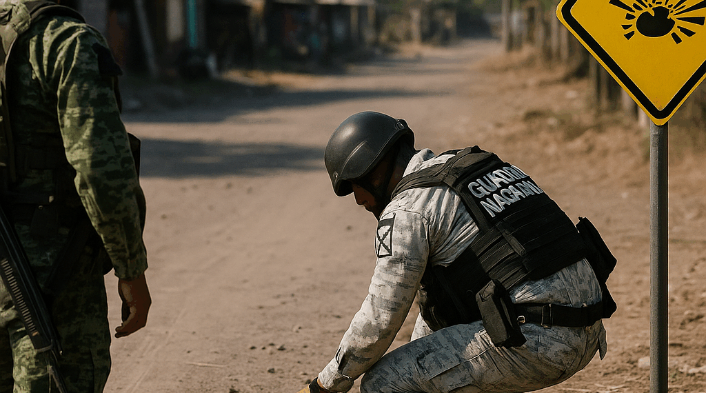 Ejército Y GC Desactivan Artefacto Explosivo Improvisado En Apatzingán - Changoonga.com